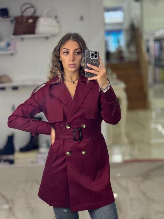 Trench Bordeaux 202