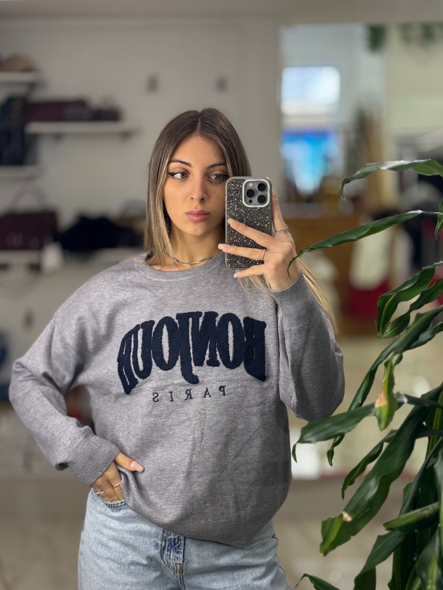 Felpa Bonjour
