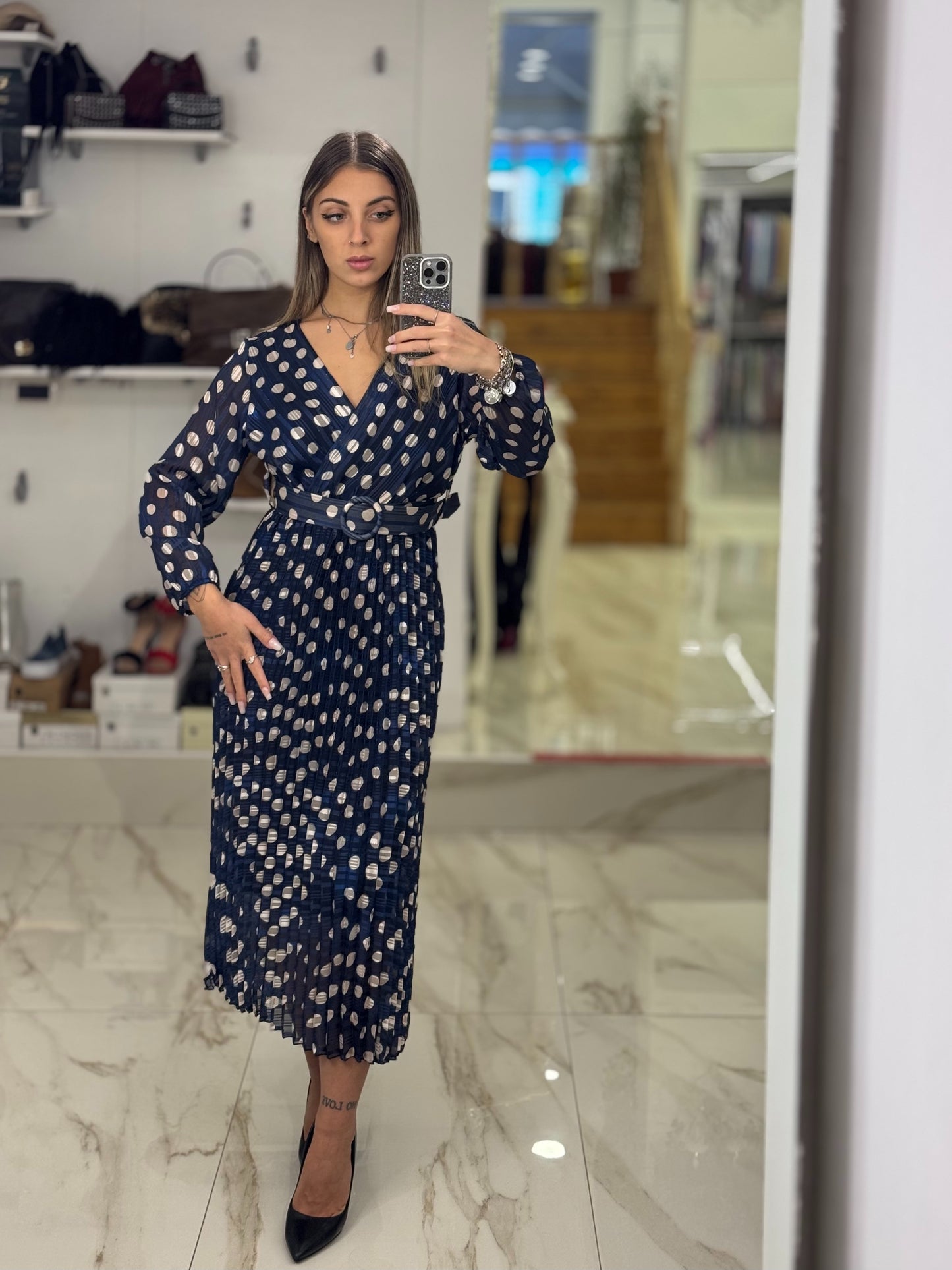 Vestito Pois 11389