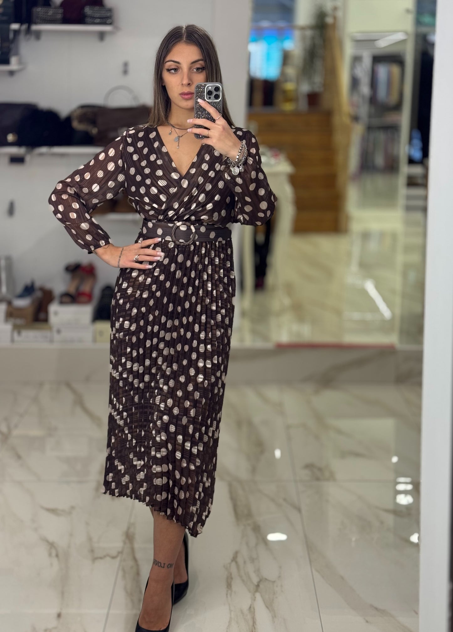 Vestito Pois 11389