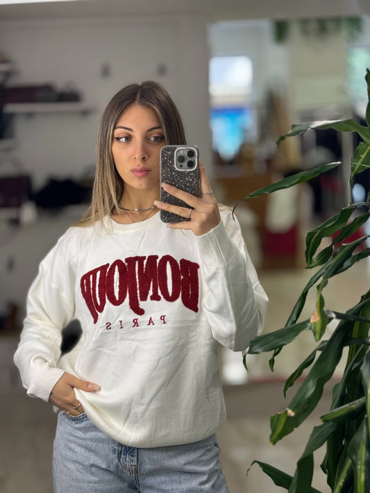 Felpa Bonjour