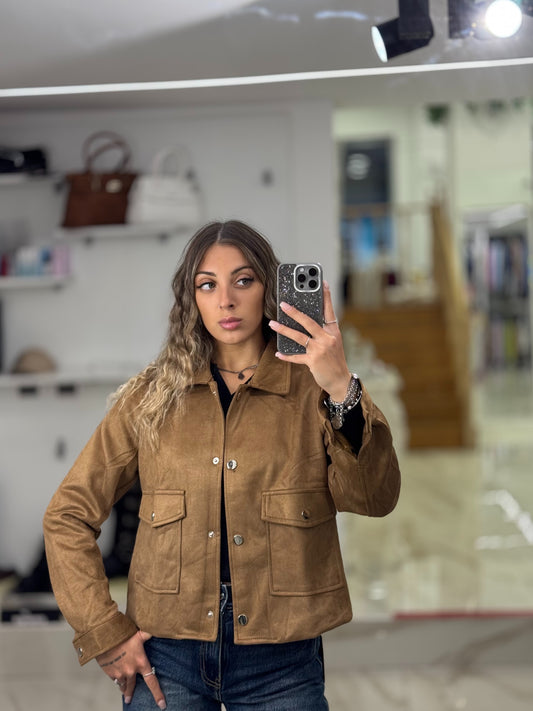 Giacca Scamosciata 882