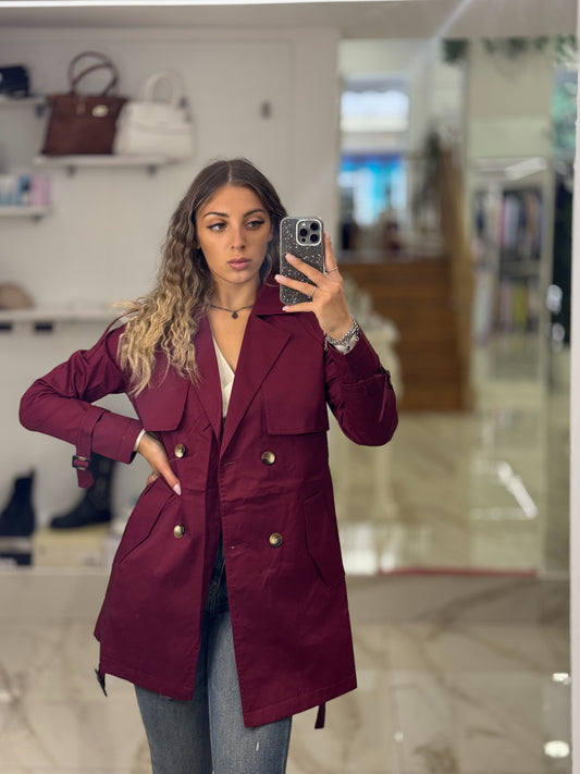 Trench Bordeaux 202
