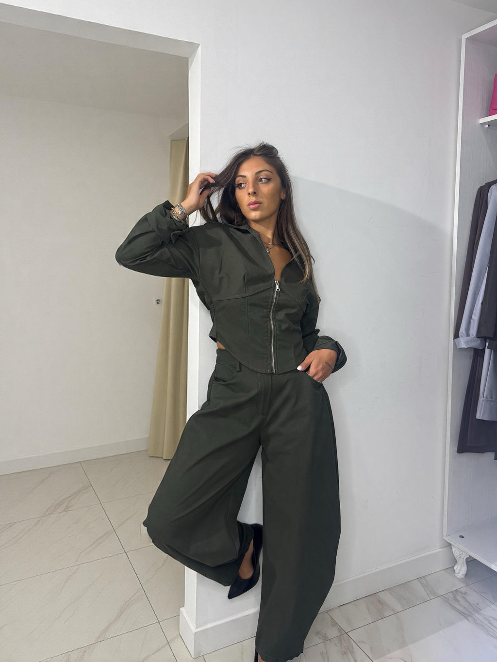 Completo Army Zip - 14517