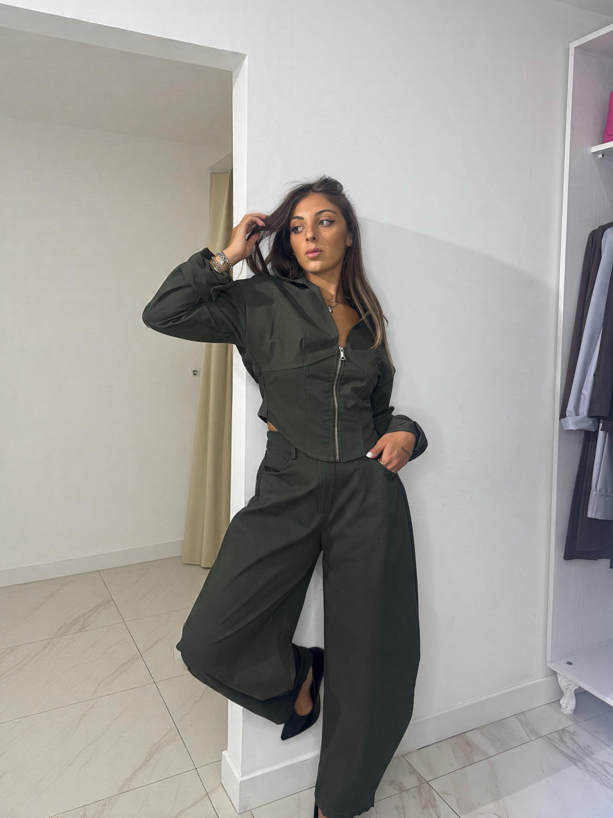 Completo Army Zip - 14517