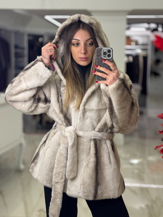 Eco Pelliccia Beige 8038