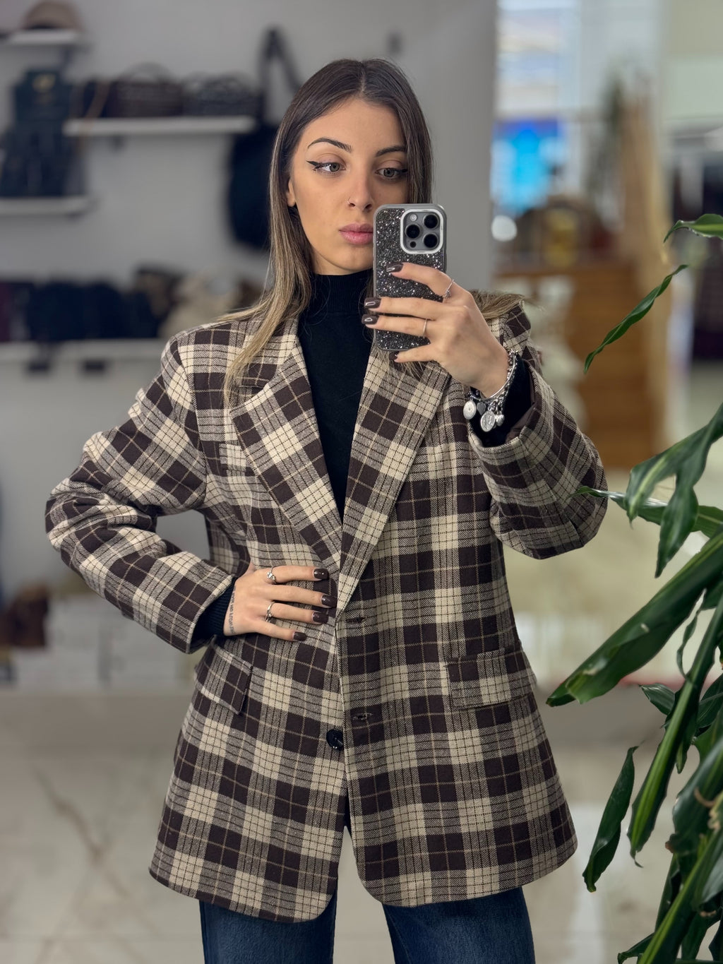 Giacca Quadri 5638