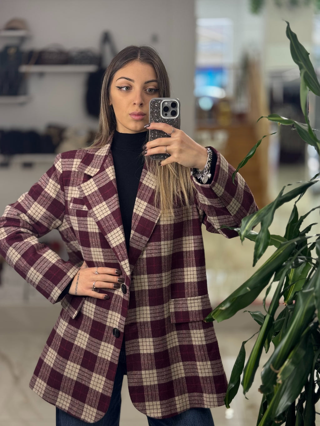 Giacca Quadri 5638