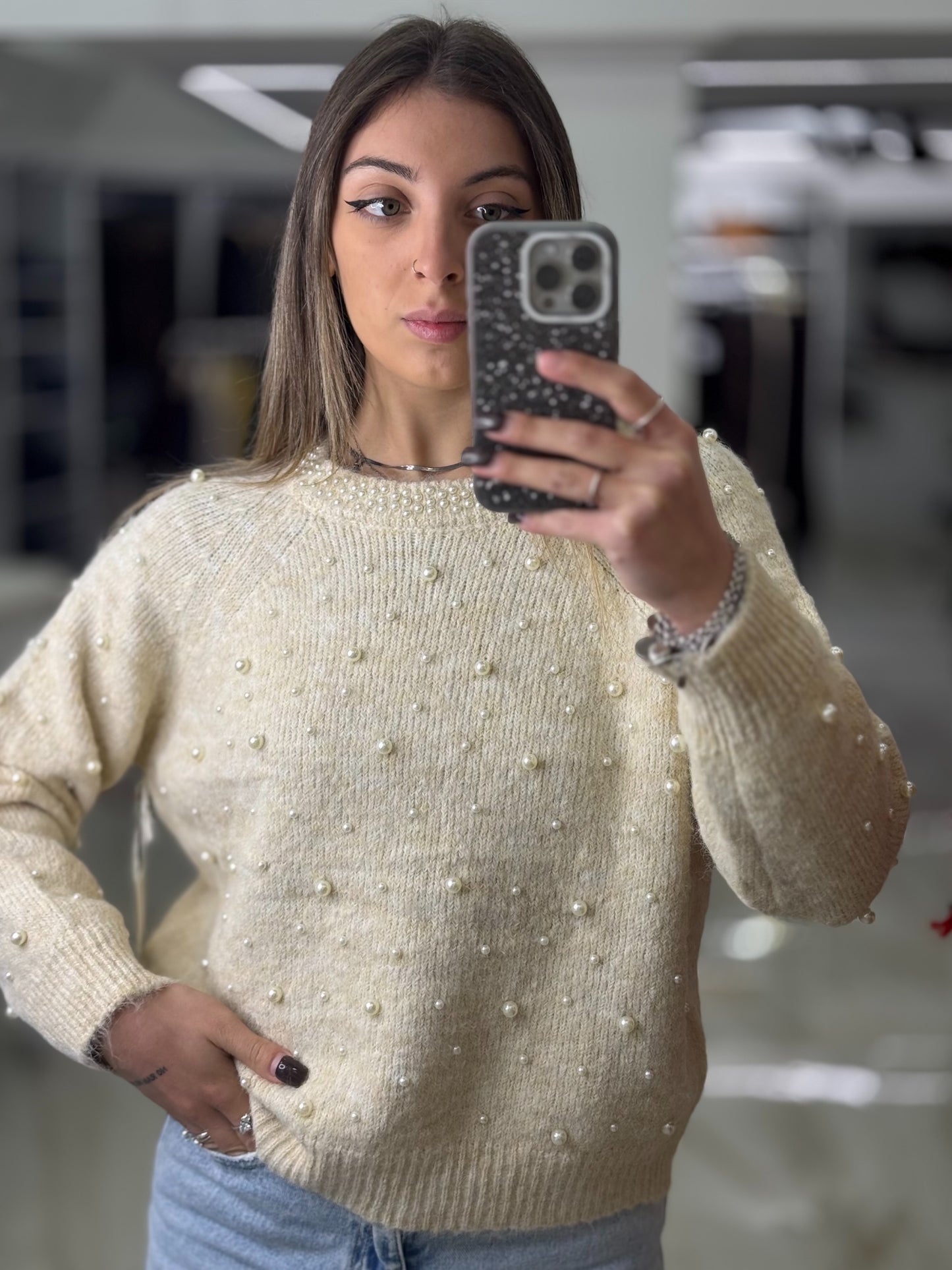 Maglione Perle