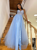 Abito Cerimonia “Celeste” – Azzurro Polvere