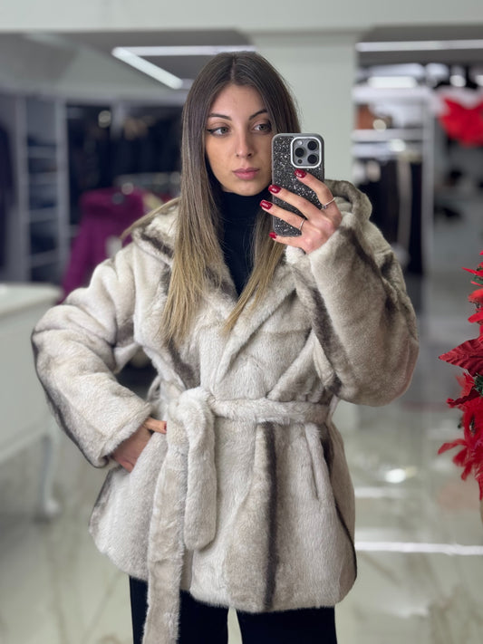 Eco Pelliccia Beige 8038