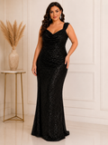 Abito Cerimonia “Aurora” - Curvy Nero